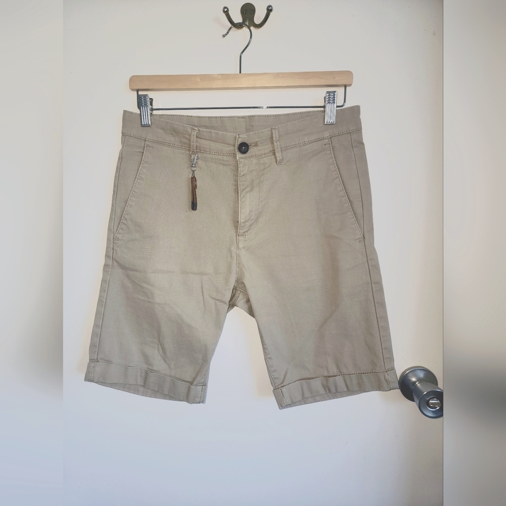 Mens zara khaki shorts